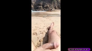 very hot couple on nude beach